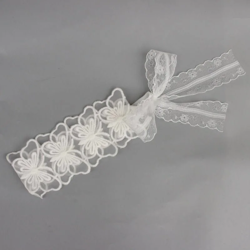 Wholesale Flower Butterfly Lace Headband Super Fairy Kids Headband Bow Headband