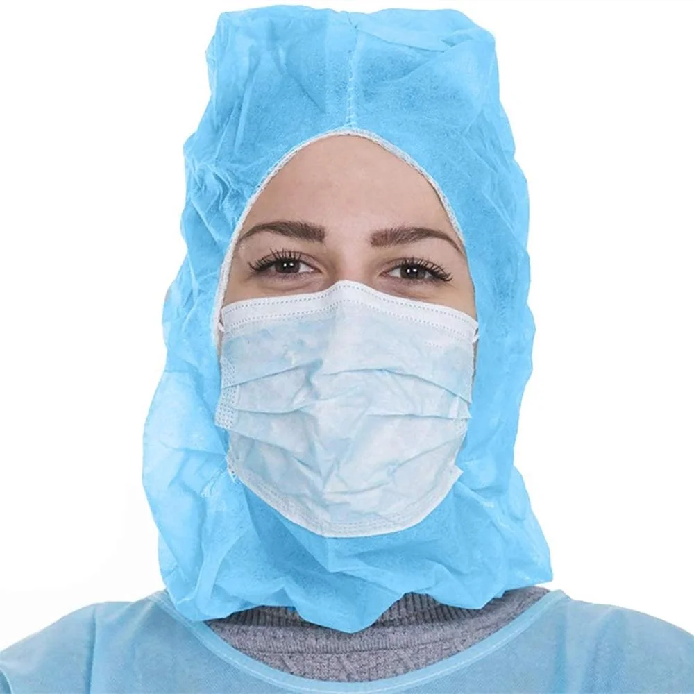 Disposable Workshop Hat Head Cover Dust Net Headband Hairwear Hair Net Cover for Doctors Nurses Cook Food Service