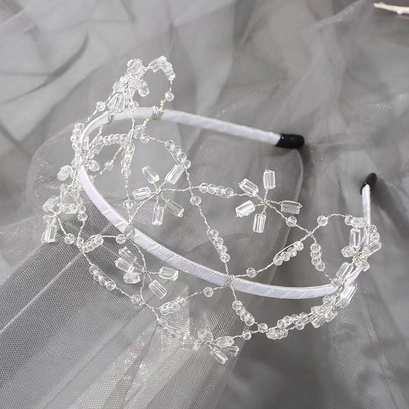 Exquisite Handmade Fancy Plastic Headband Hair Hoop