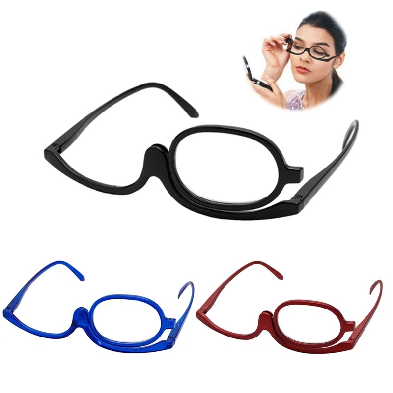 Middle-Aged and Old Fashion Decorative Unilateral Left-Right Swing Cosmetic Lenses Unilateral Glasses