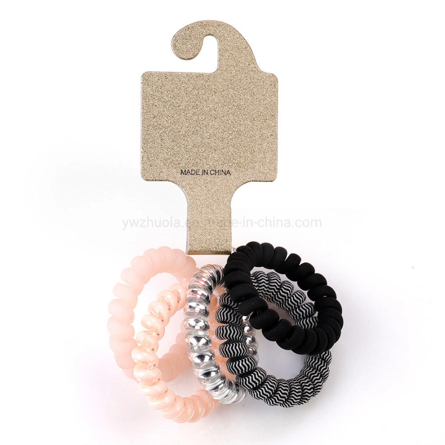 Plastic Spiral Wire Hair Band for Ladies