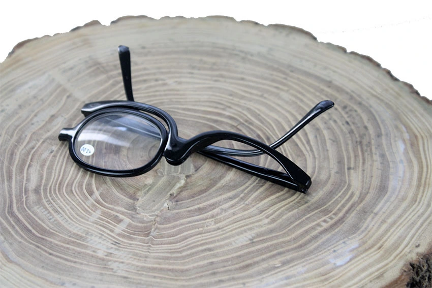 Middle-Aged and Old Fashion Decorative Unilateral Left-Right Swing Cosmetic Lenses Unilateral Glasses