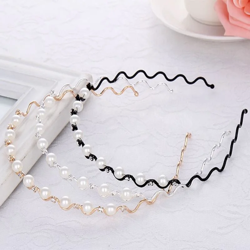 Fashion Beautiful Fine Wire Pearl Headband