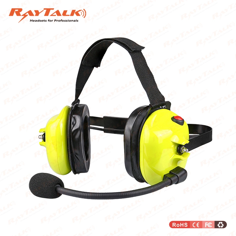 Professional Heavy Duty Wired Noise Cancelling Headphone for Walkie Talkie