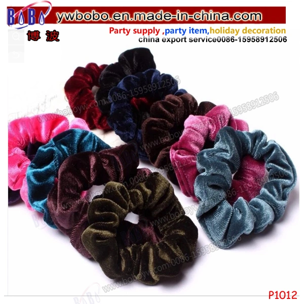 Wholesale Elastics Bubbles Hair Accessories Colorful Satin Simple Hair Ring Hairband (P1012)