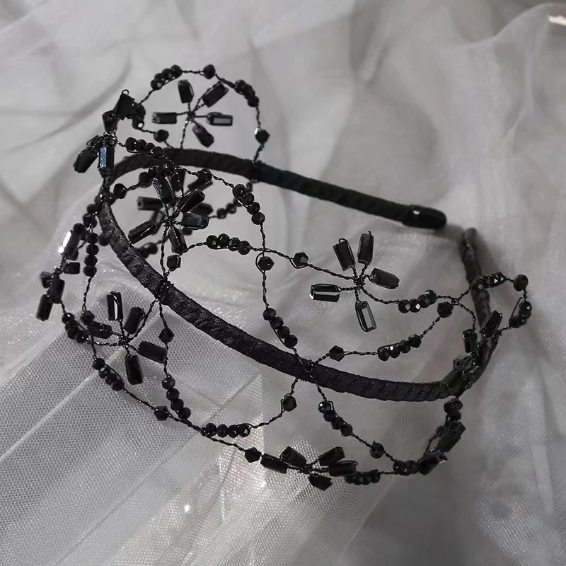 Exquisite Handmade Fancy Plastic Headband Hair Hoop