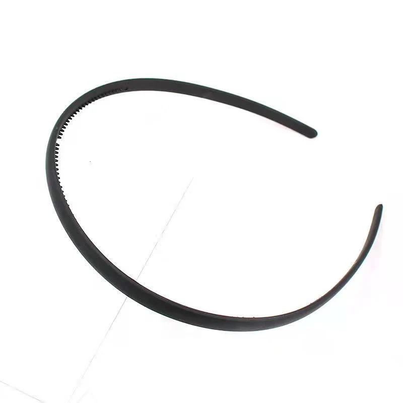 Black Matte Matte Matte Plastic Headband