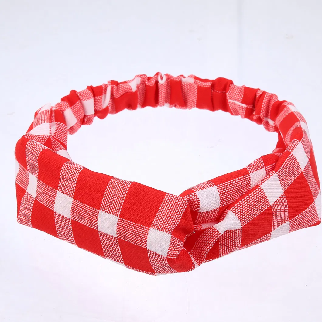 Women Vintage Classic Elastic Cross Wrap Head Hair Band