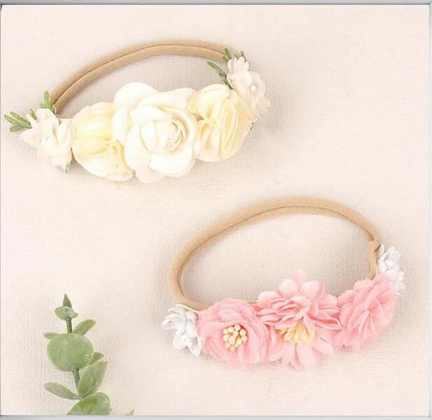 Wholesale of New Simulated Flower Baby Hair Band Sweet Headbands