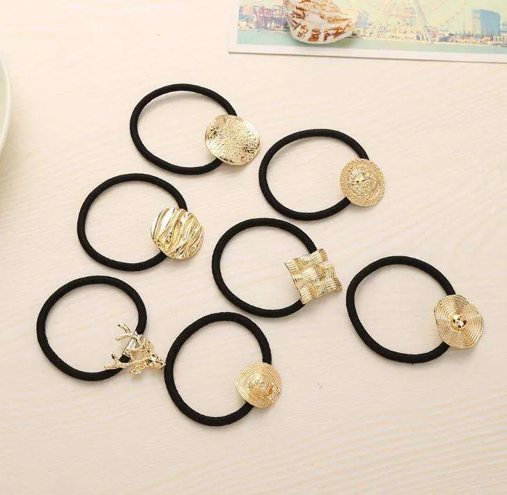 Fancy Design Hat Shape Ladies Decorative Hair Ties Elastic Hair Band