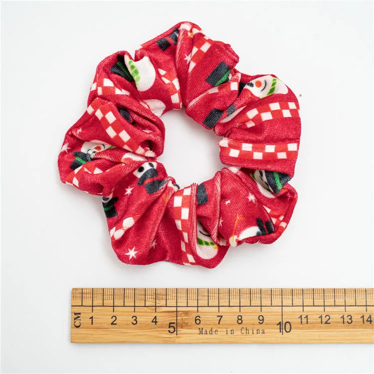 Christmas Flannel Colon Cross Border Females Hair Band