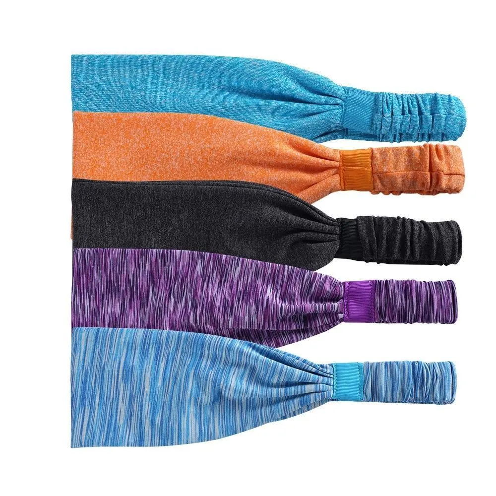 Yoga Accessories Sweatband Fitness Cycling Sports Thick Headband Running Bl20341