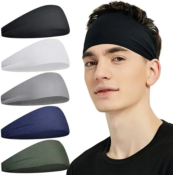 Nylon Outdoor Adjustable Workout Headband Sweatband Headbands for Running Cycling Football Yoga Sports Headbands