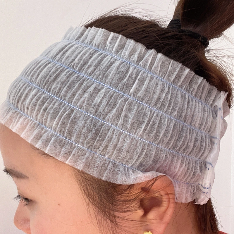 China Factory Disposable Non Woven SPA or Home Use Headbands for Women