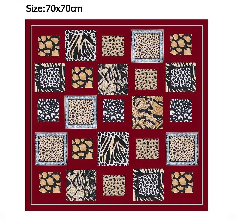 Women 2022 Spring Summer Neckerchif Scarves Fashion Design Lady Luxury Slap-up Bandanas Head Scarf for Ladies with Confortable Handfeel