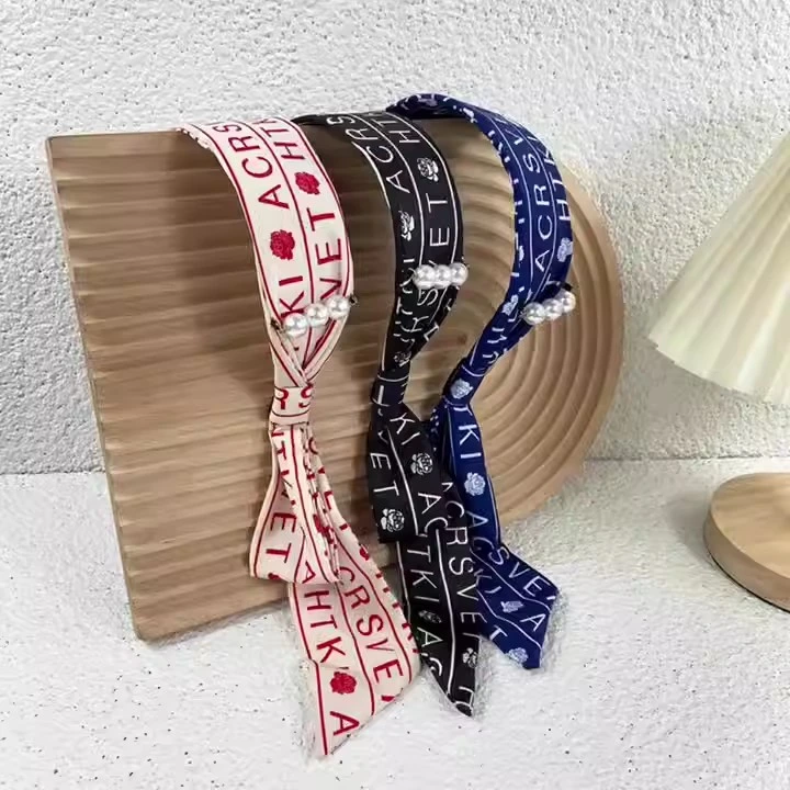 Retro Cloth Art Letter Wide Version Hairband