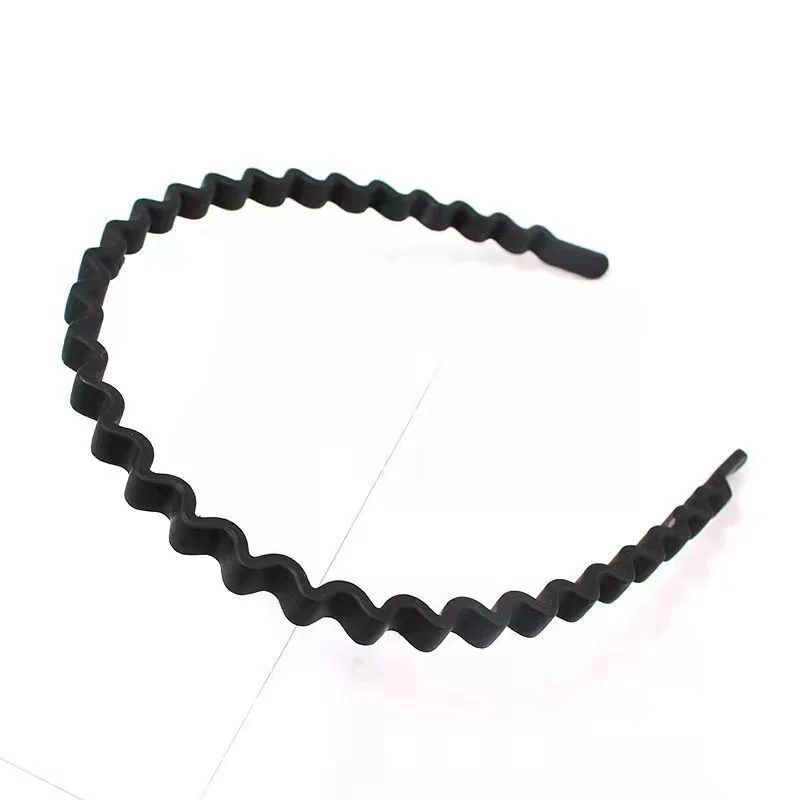 Black Matte Matte Matte Plastic Headband