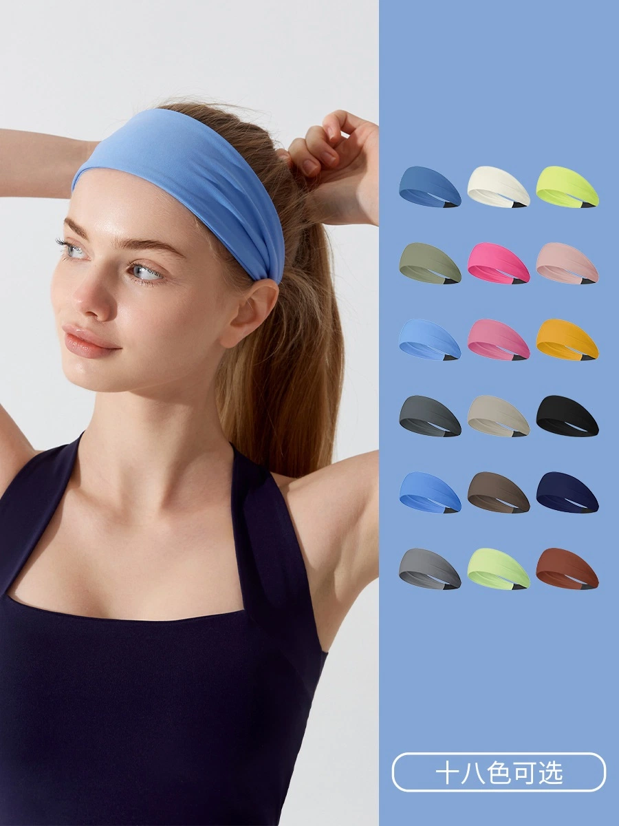 Hiworld Women Wide Elastic Sports Fitness Yoga Headscarf Headband