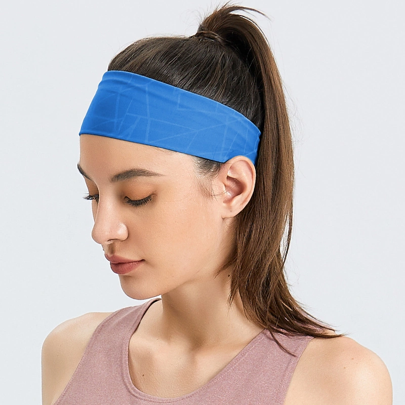 Yoga Running Sports Headbands Tie Dye Pattern Elastic Non Slip Sweat Workout