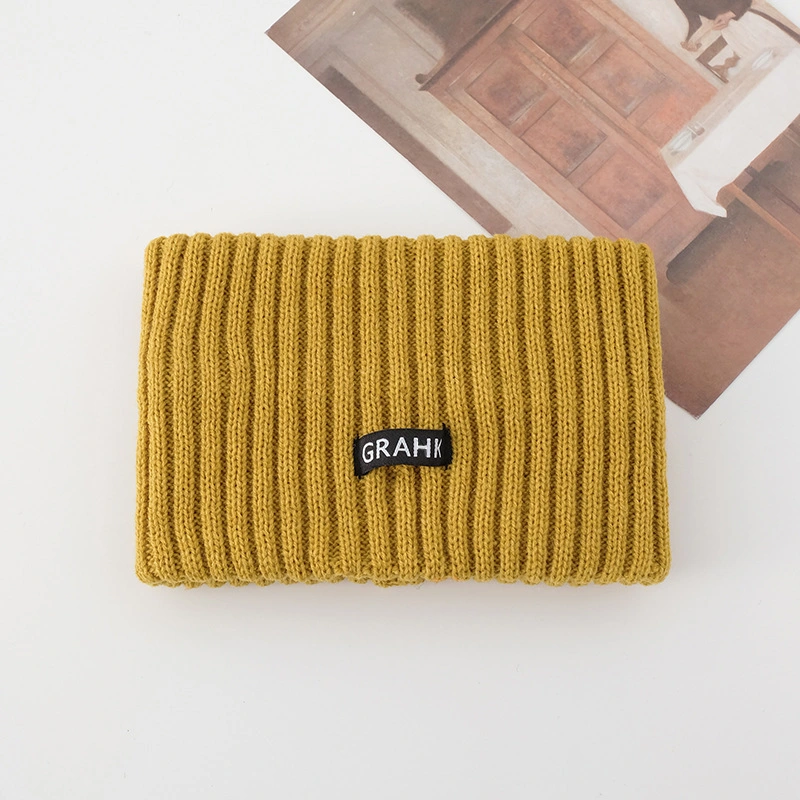 Wide-Brimmed Headband Autumn Winter Sports Knitted Wool Hair Band