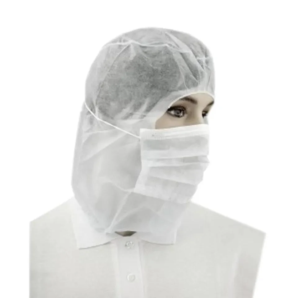 Disposable Workshop Hat Head Cover Dust Net Headband Hairwear Hair Net Cover for Doctors Nurses Cook Food Service