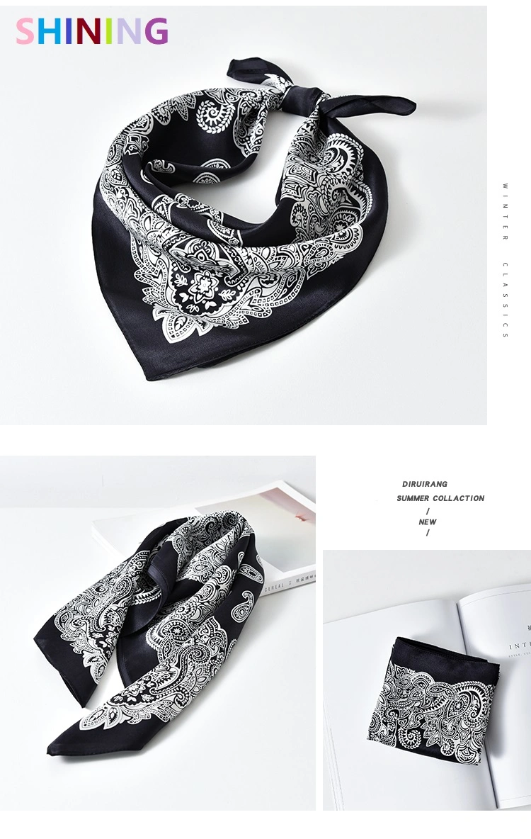 Classic Paisley Printed Kerchief Hiphop Bandana Wrist-Wrap Triangular Trouser Boy Street Dance Head Scarf