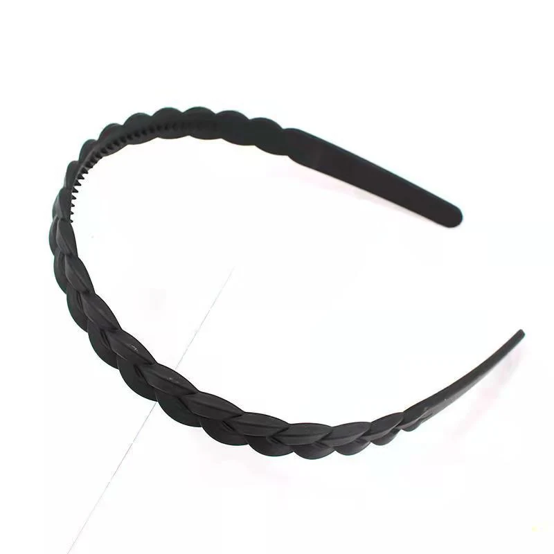 Black Matte Matte Matte Plastic Headband