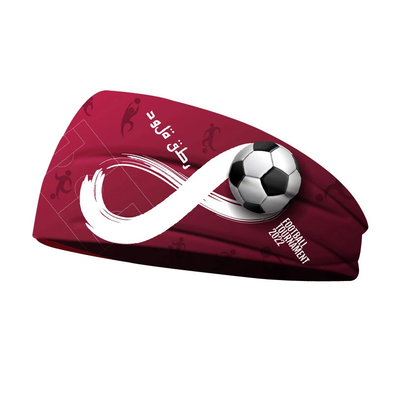 Soccer Fan Headband High Stretch Head Band Wide Brimmed Hair Band Football Headband