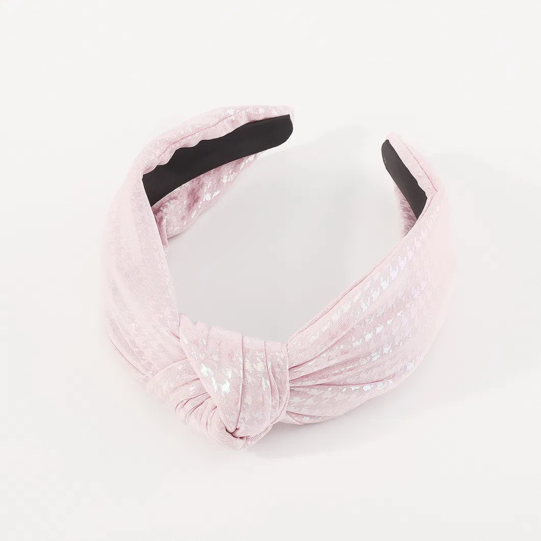 New Hot Selling Hair Accessories Fashionable Simple Fabric Hairband Knotted Headband