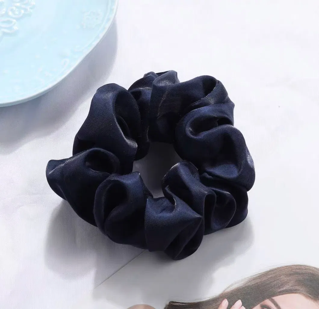 Soild Blank Polyester Elastic Ladies Hair Band