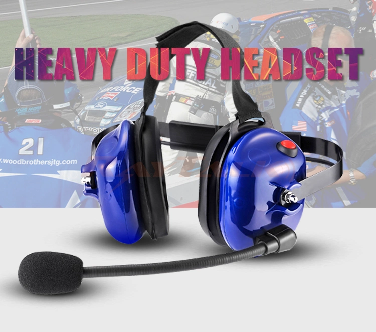 Headband Noise Cancelling Headset Two Way Radio Heavy Duty Headset