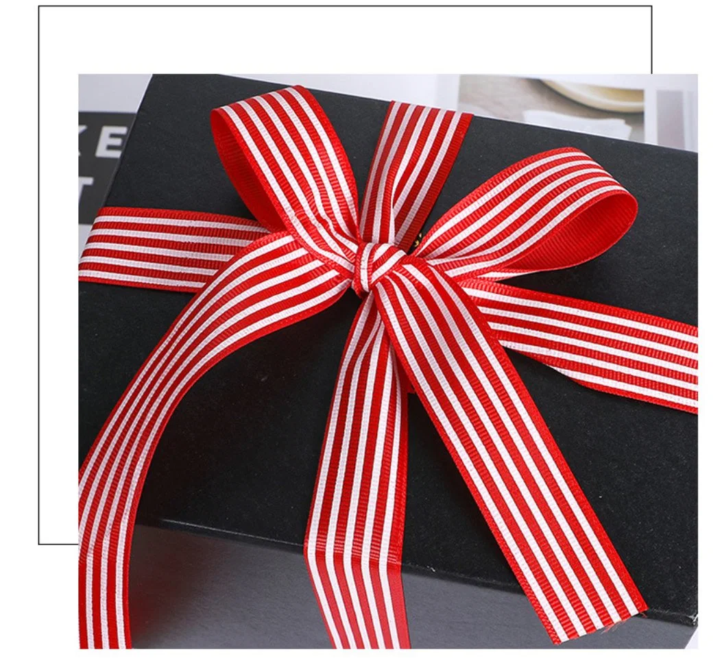 25mm Stripe Ribbon Fresh Flower Gift Box Packaging Hair Accessories Polyester Ribbon Cake Decor Ribbon