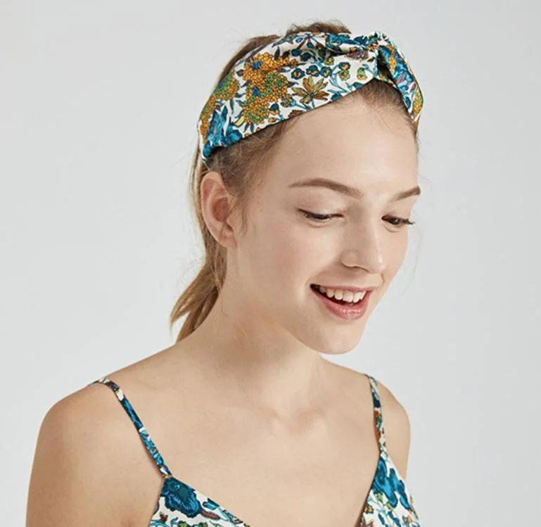 Fashion Rainforest Non-Slip Wide-Brimmed Yoga Gym Hairbands Hair-Accessories Make-up Headbands