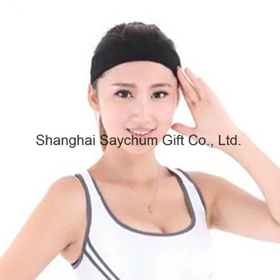 Custom Logo Cotton Hairband Stretch Head Sport Sweatband Sport Headband