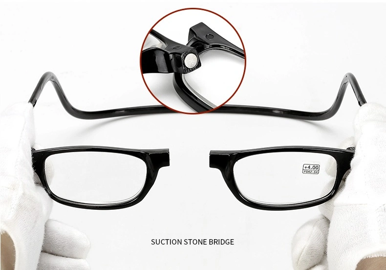 Adjustable Reading Glasses Armless Ce Hanging Hang Neck Magnet Magnetic Reading Glasses