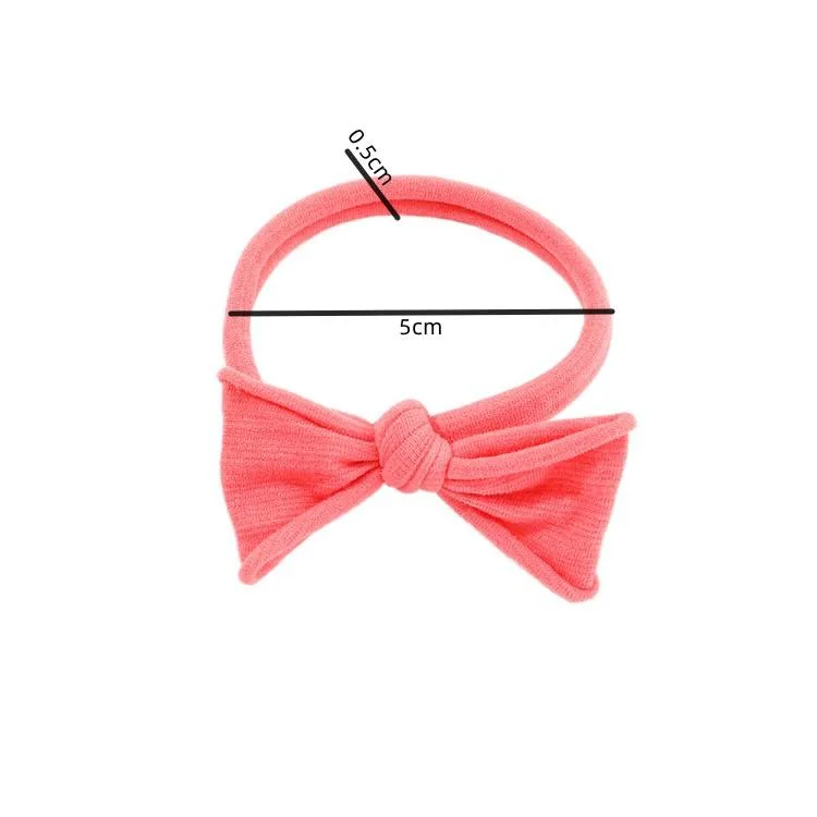 New Design Cute Bow Color Girl Simple Fashion Hair Band Hair Rope