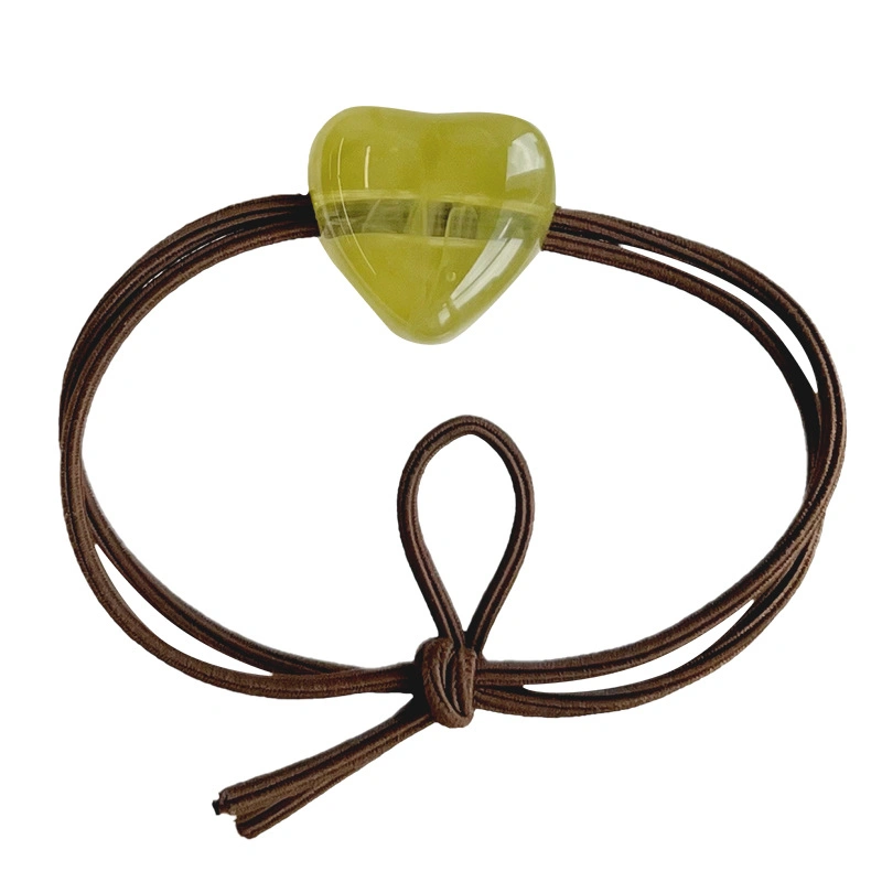 Fashion Hair Accessories Jelly Premium Feeling Hairbands High Stretch Durable Leather Bands