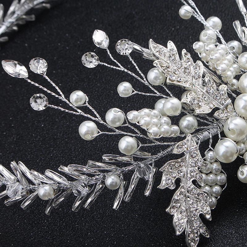 Yp161 Bridal Headwear Wedding Accessory Handmade Pearl Headband