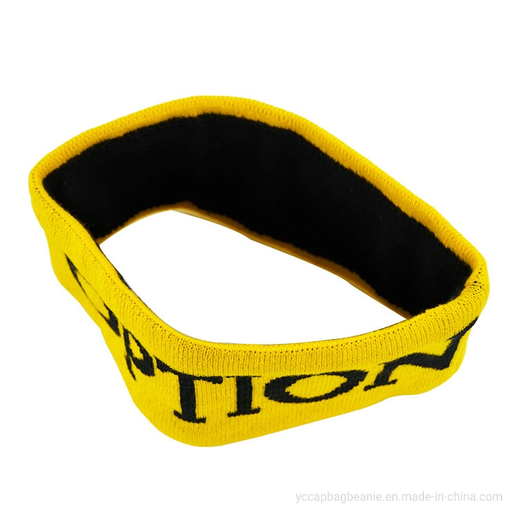 Custom Acryic Knit Woven Men&prime;s Sport Headband