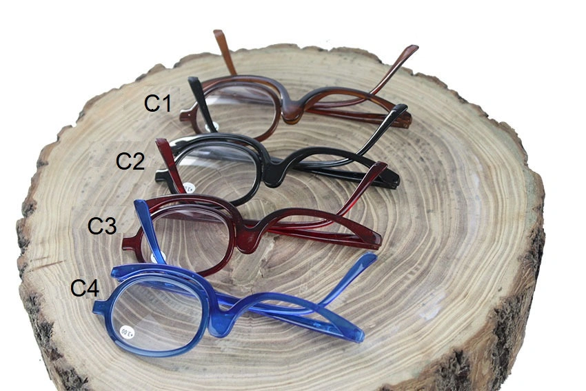 Middle-Aged and Old Fashion Decorative Unilateral Left-Right Swing Cosmetic Lenses Unilateral Glasses