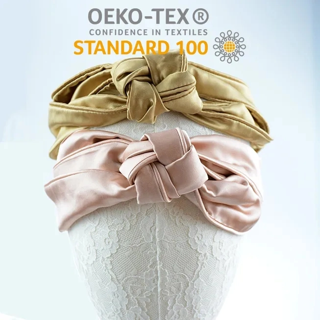 Hot Selling Wholesale 100% Pure Silk Headbands Hair Band for Women and Girls Silk Knot Headband