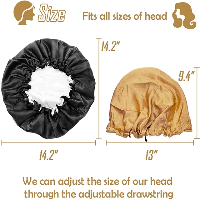 High Quality Logo 100% Pure Silk Custom Bonnet for Sleeping Daily Sleeping Hat