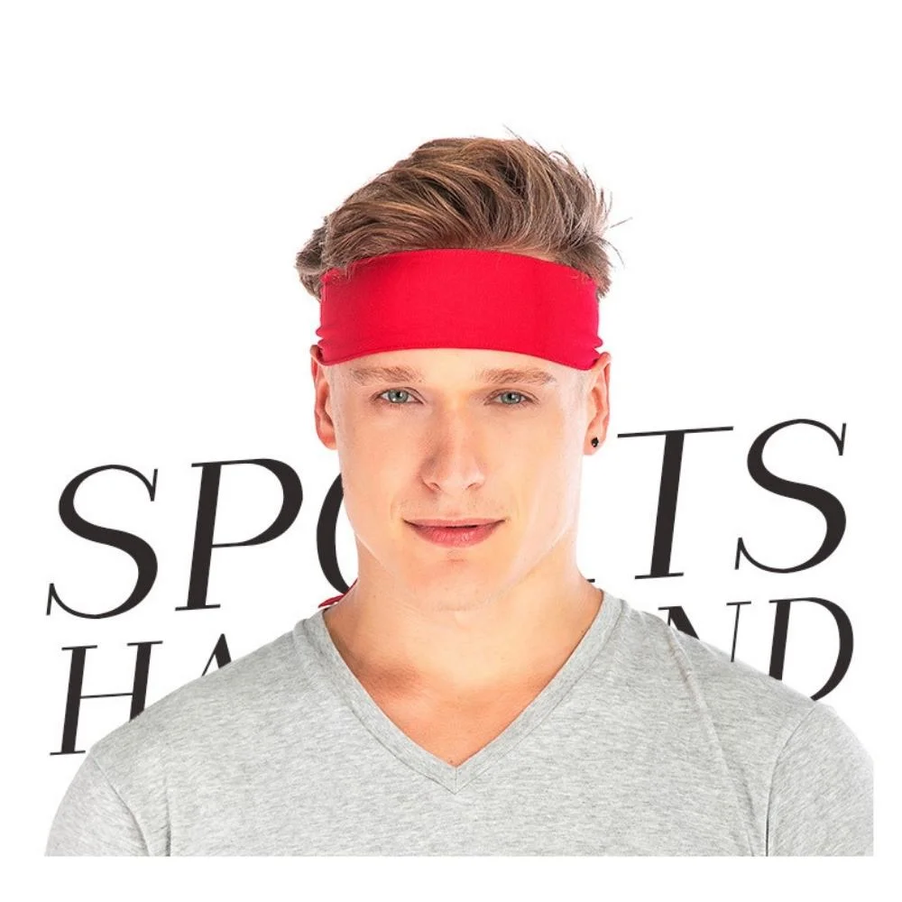 Head Tie Ideal Sweat Band Sports Headband Rrunning, Working out, Tennis, Karate, Athletics Wyz20661