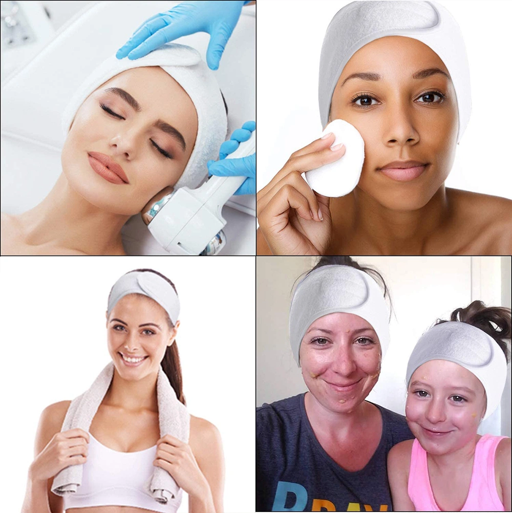 Factory Price Makeup Gym Sports Beauty SPA Massage Center Microfiber Face Washing Headbands 8.5*65cm