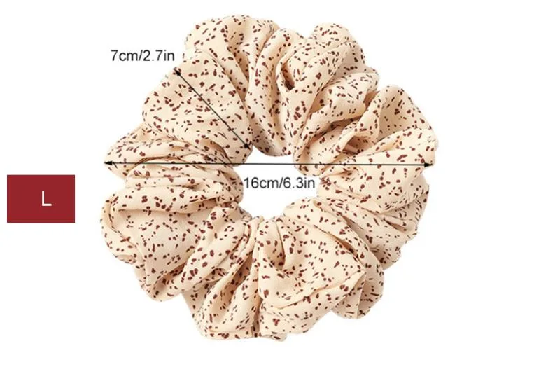 Custom Extra Large Silk Satin Scrunchies -Hair Band