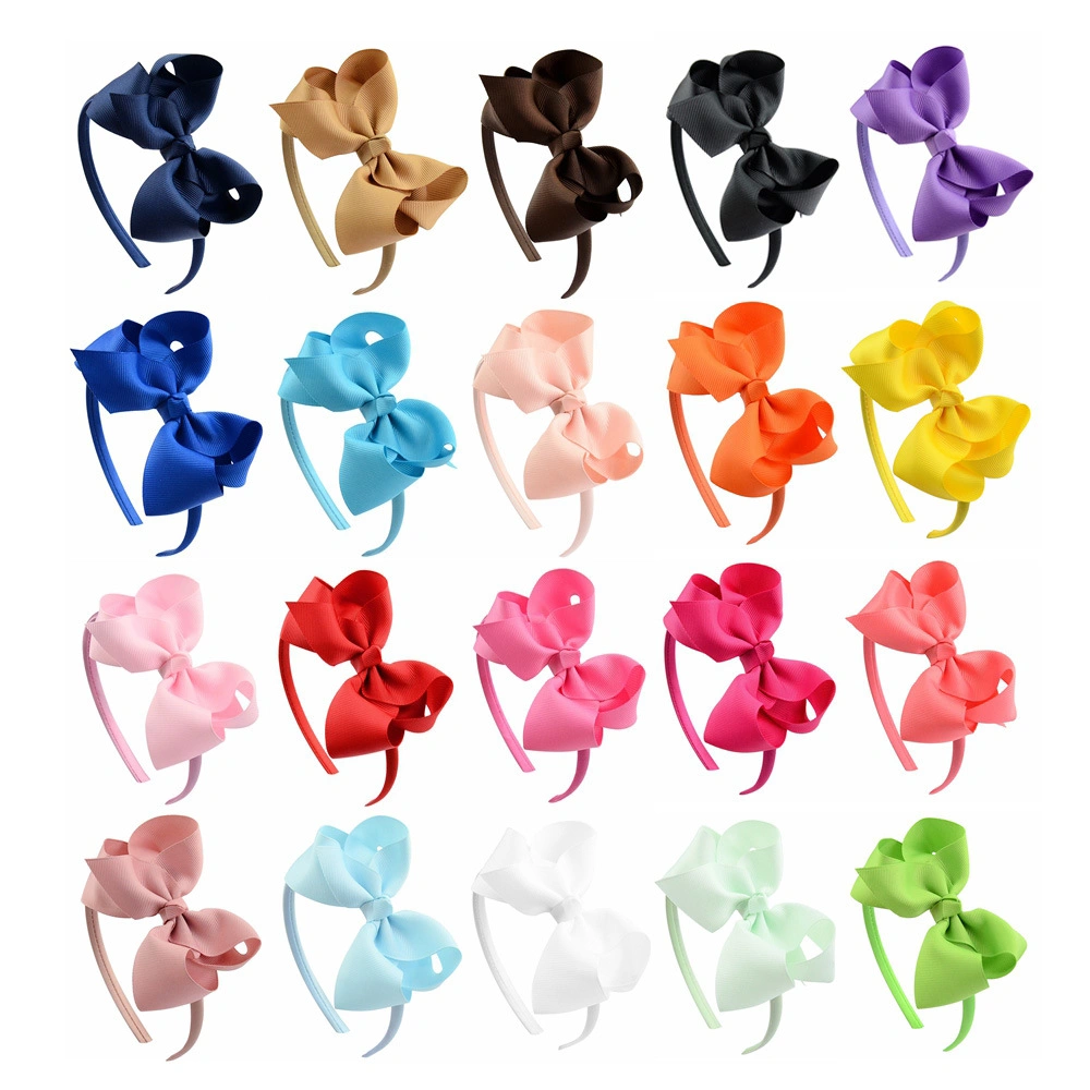 Skylark Wholesale Bow Ribbon Boutique Grosgrain Bow Headband for Children