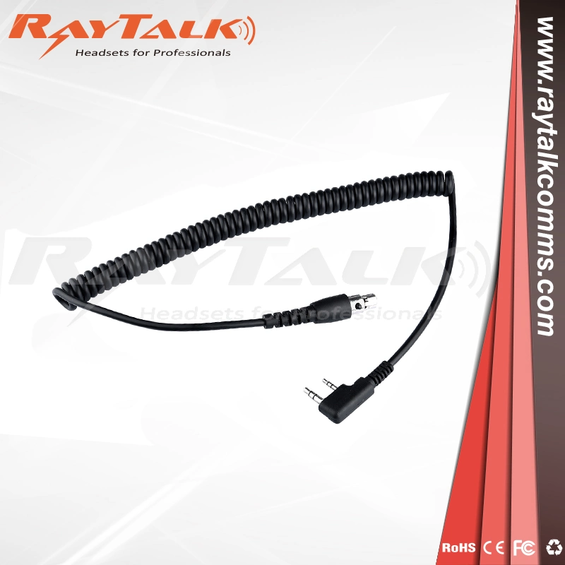 Raytalk Upgraded Premium Carbon Fiber Noise Cancelling Headset with 4 Ptt Buttons and 2 XLR 5 Pin Jack for Two Way Radios Ran-3000q/CF Headset