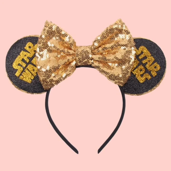 Mickey Tiara Sequin Bow Party Amazon Holiday Headband