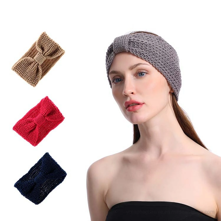 Wholesale Latest Design Crochet Yoga Sport Women&prime;s Headband