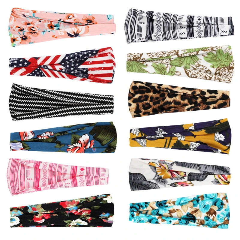 China Factory Manufacturer Wholesale Headbands for Women Sports Headband Custom